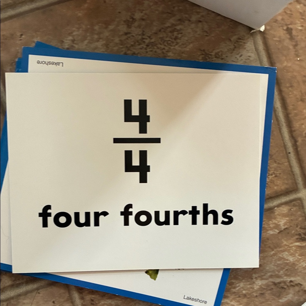VINTAGE RARE Lakeshore All About Math Photo Library LEARNING FLASH CARDS - Picture 15 of 15
